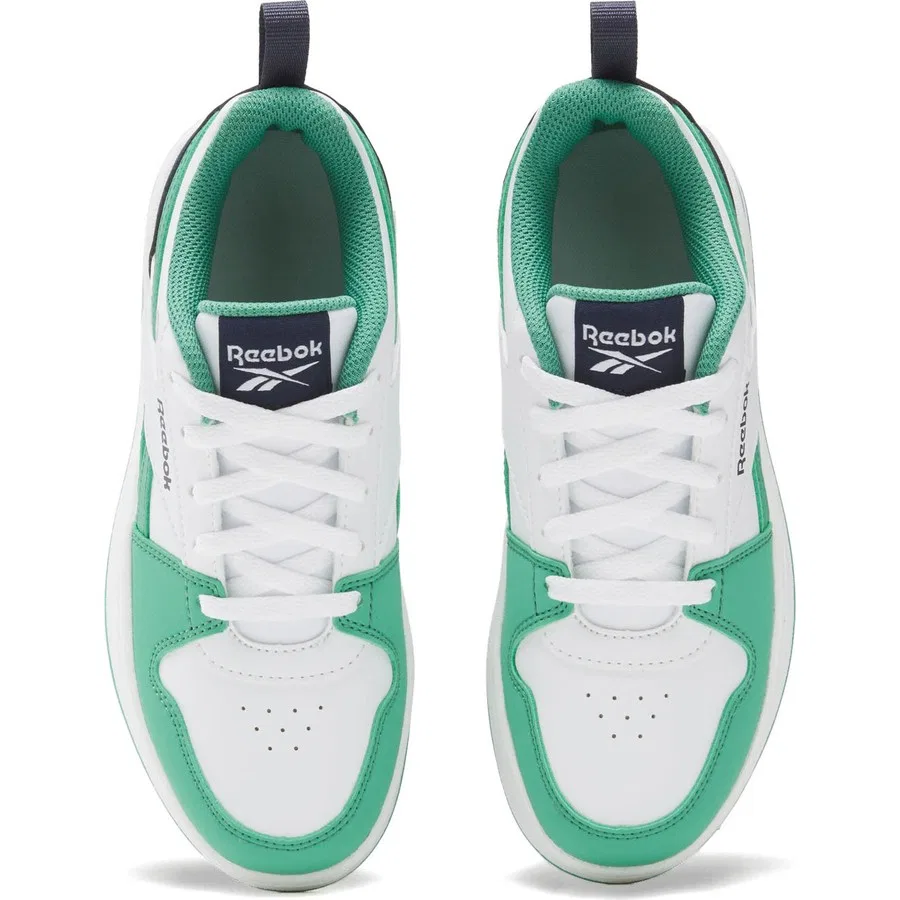 Кроссовки детские с белым цветом Reebok Royal Prime Step N, Бело-зеленый — фото 4