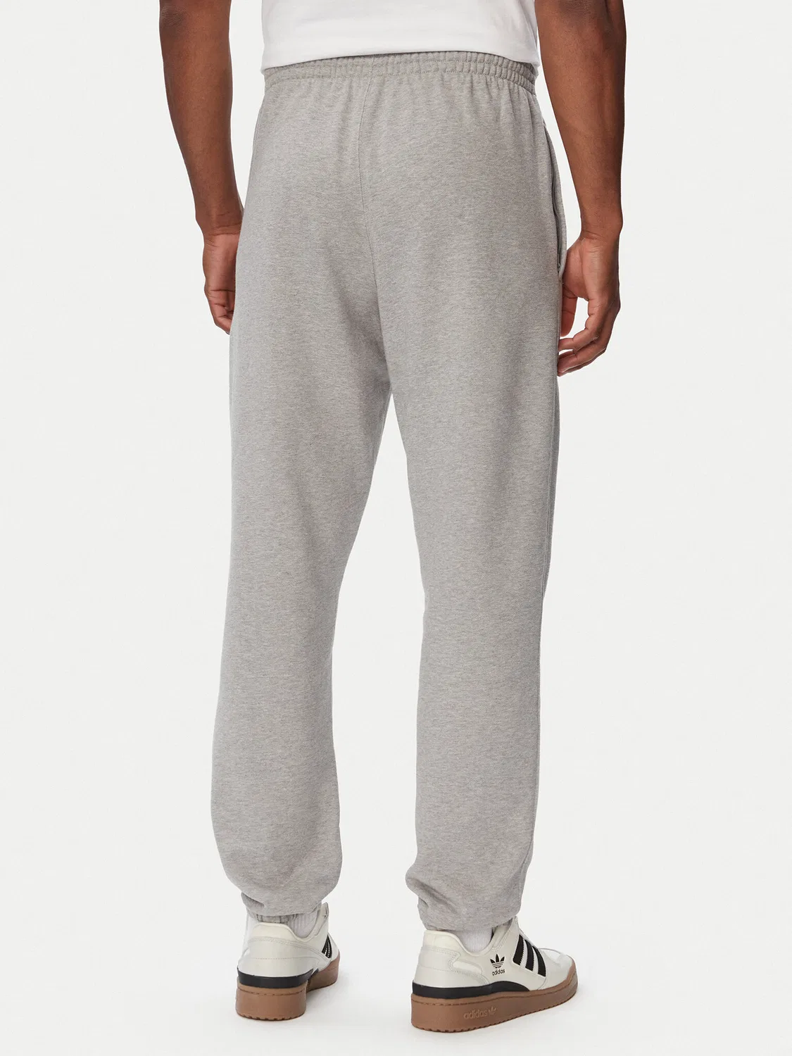 Мужские спортивные штаны стандартного кроя Trefoil Essentials French Terry Adidas, серый — фото 3