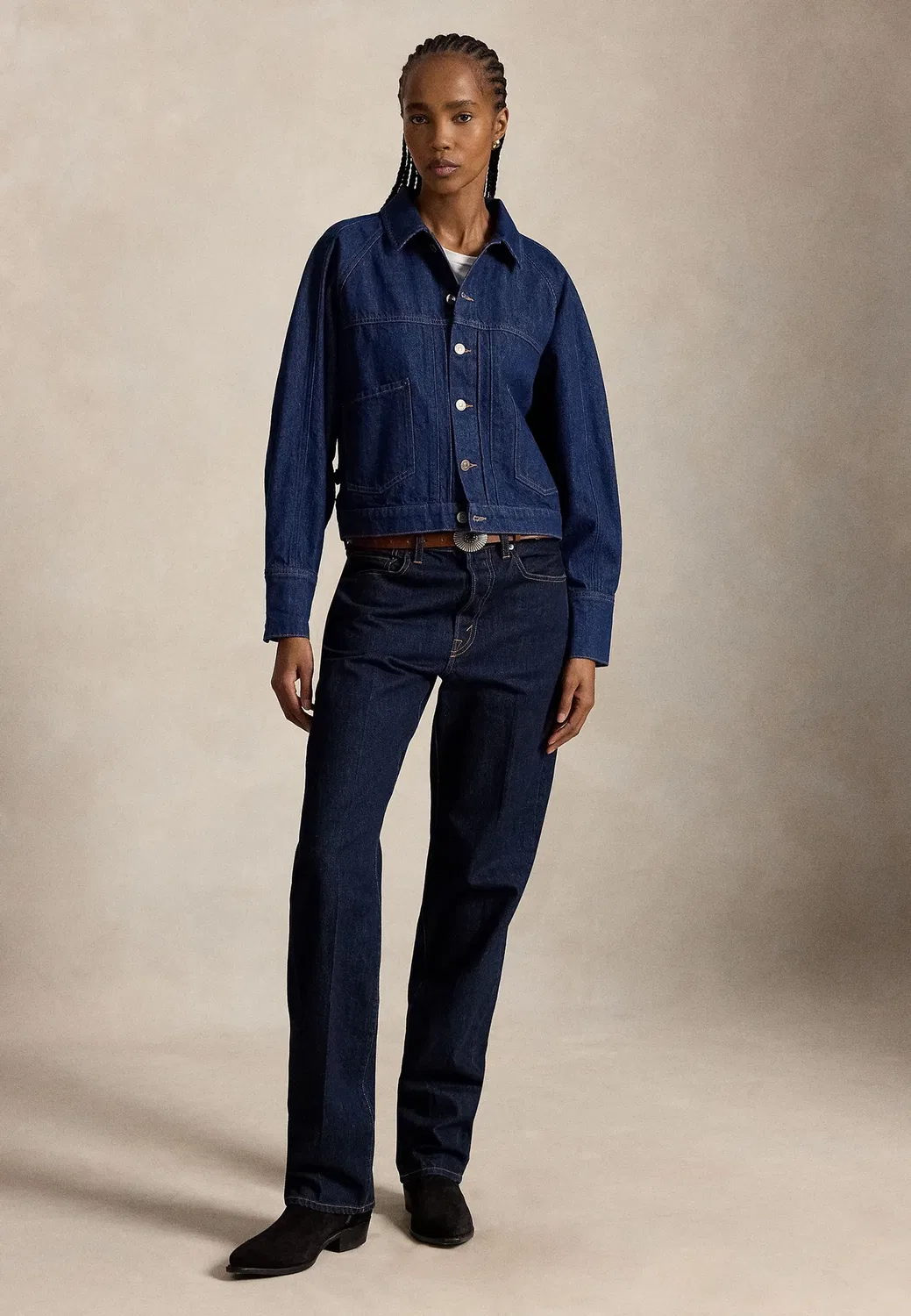 Джинсовая куртка необычной формы - джинсовая куртка Polo Ralph Lauren, Manteas Wash — фото 2