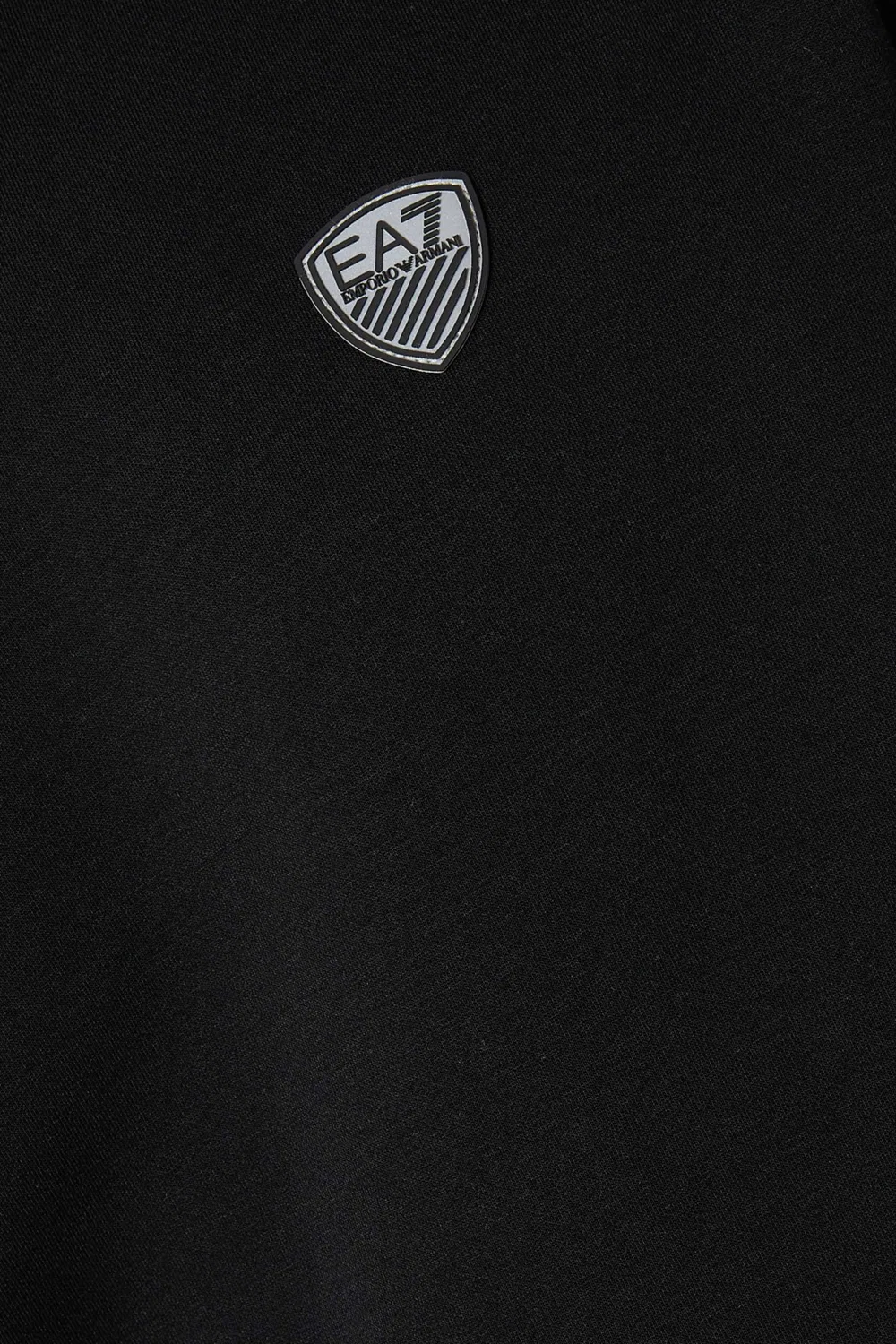 Худи с логотипом Logo Drawstring Emporio Armani — фото 4