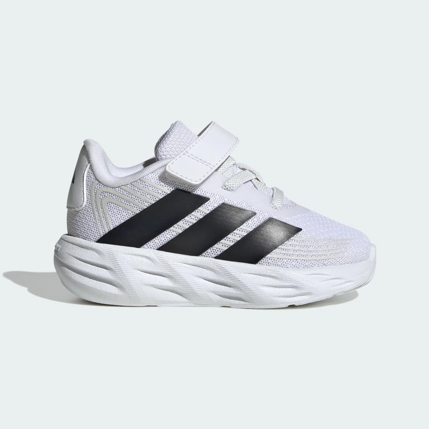 Детские кроссовки Galaxy 8 Kids Adidas, Weiss Schwarz Dunkelgrau
