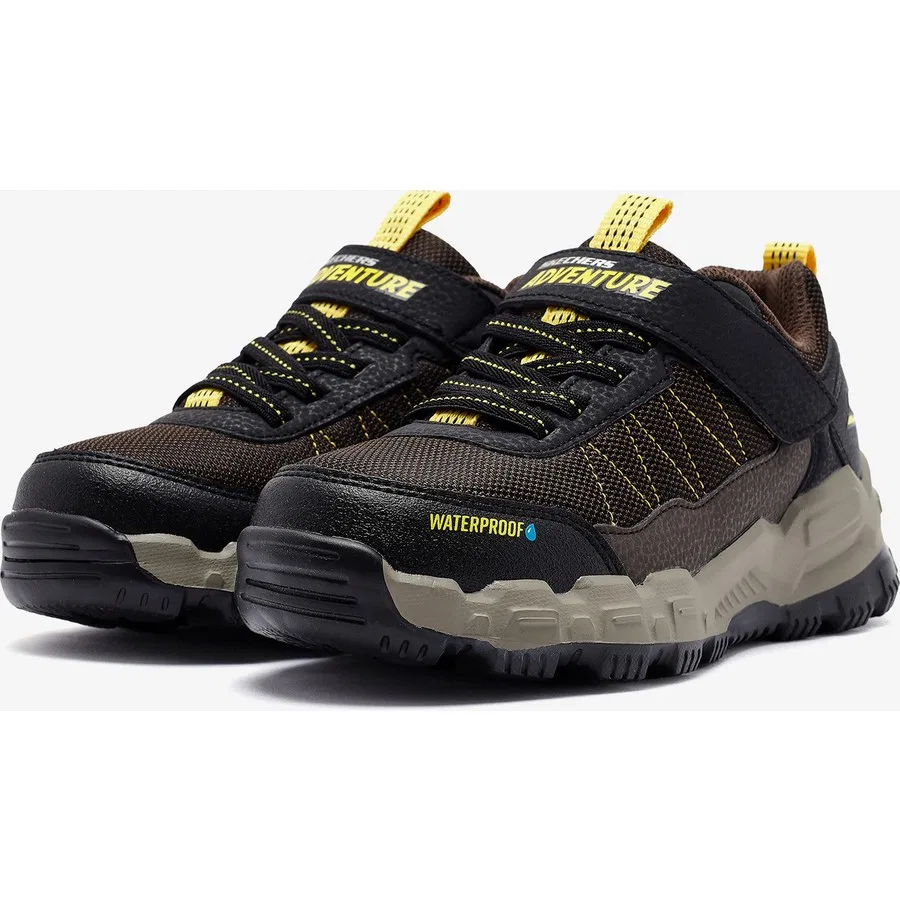 Кроссовки мальчиковые с принтом Skechers Adventure Track, Коричневый — фото 3