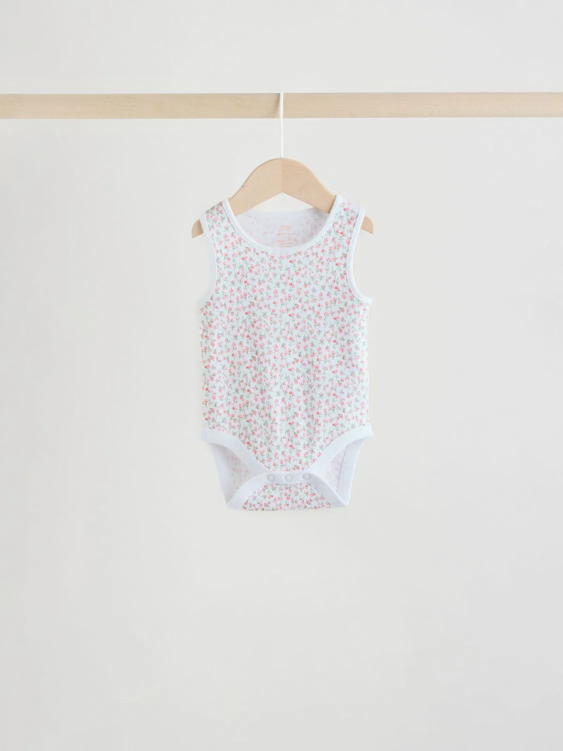 Боди для новорожденных, набор 5 шт, White/Pink Next, белый/розовый — фото 3
