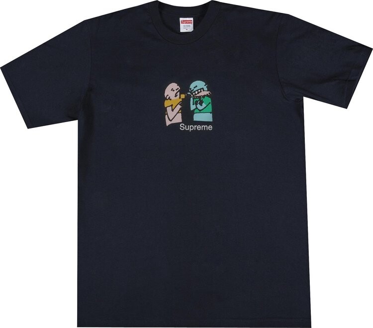 

Футболка Supreme Bite Tee 'Navy', синий