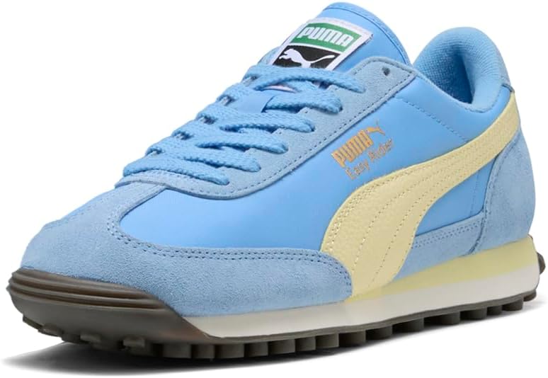 Мужские кроссовки PUMA Easy Rider Vintage на шнуровке, повседневные - синие — фото 2