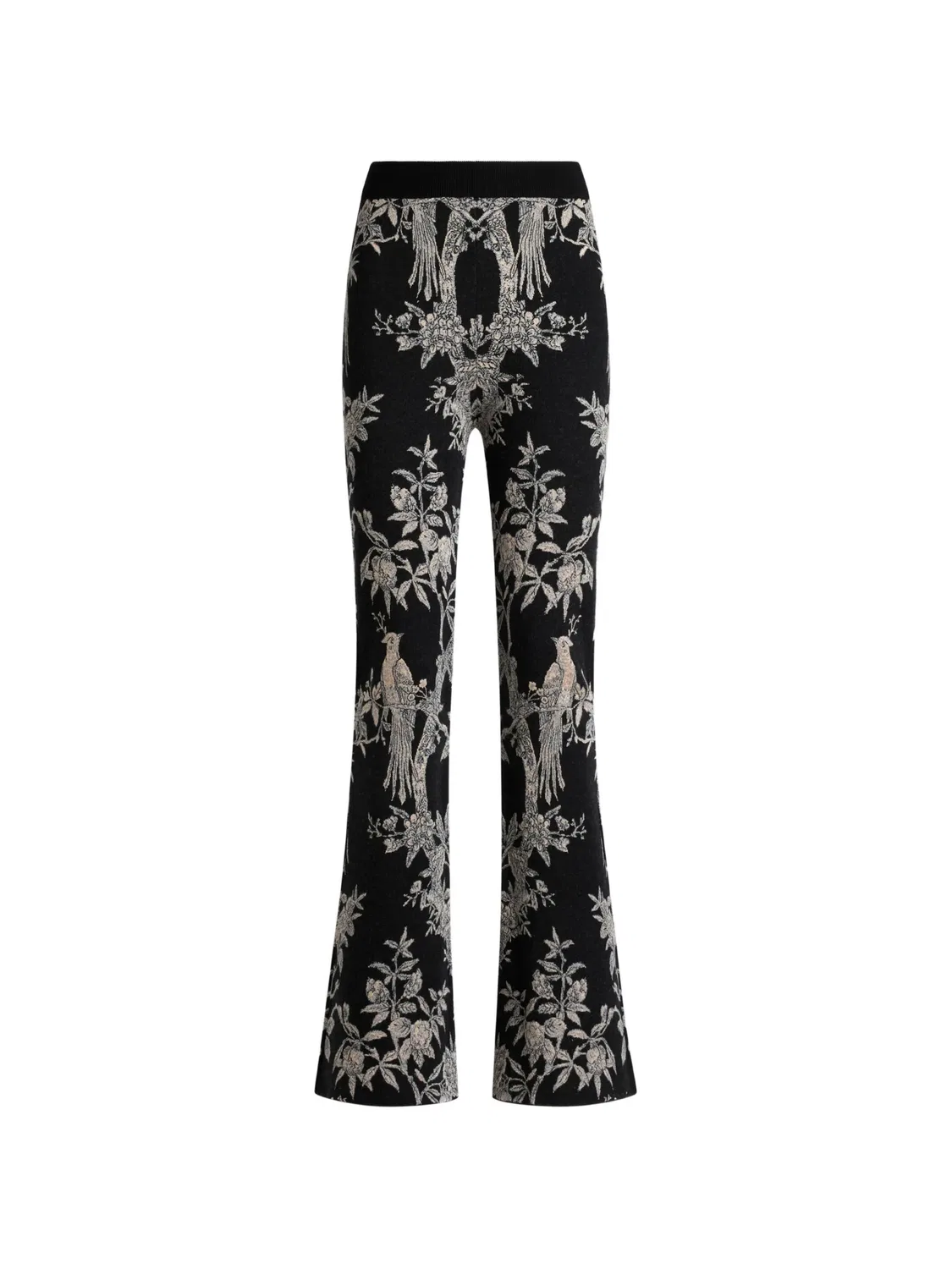 Клеш-брюки из шерстяной смеси, черные ETRO, черный