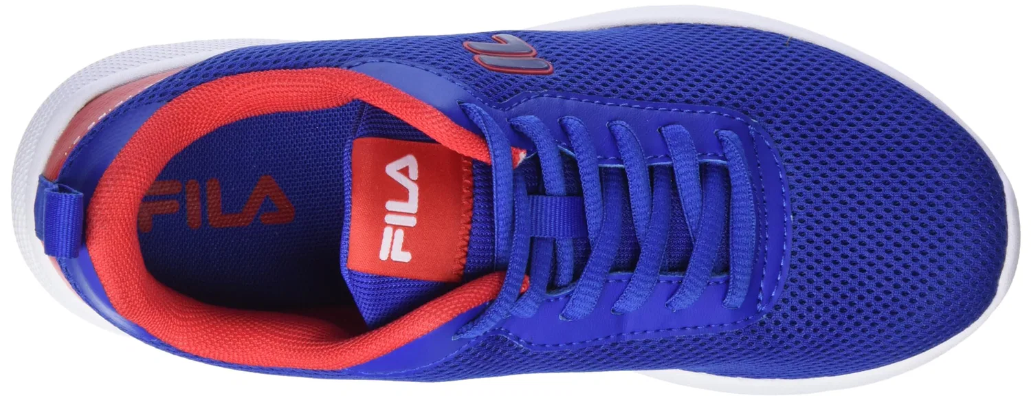 Детские кроссовки для мальчиков с принтом Spitfire Teens Fila, Blue Quartz Fila Red — фото 3