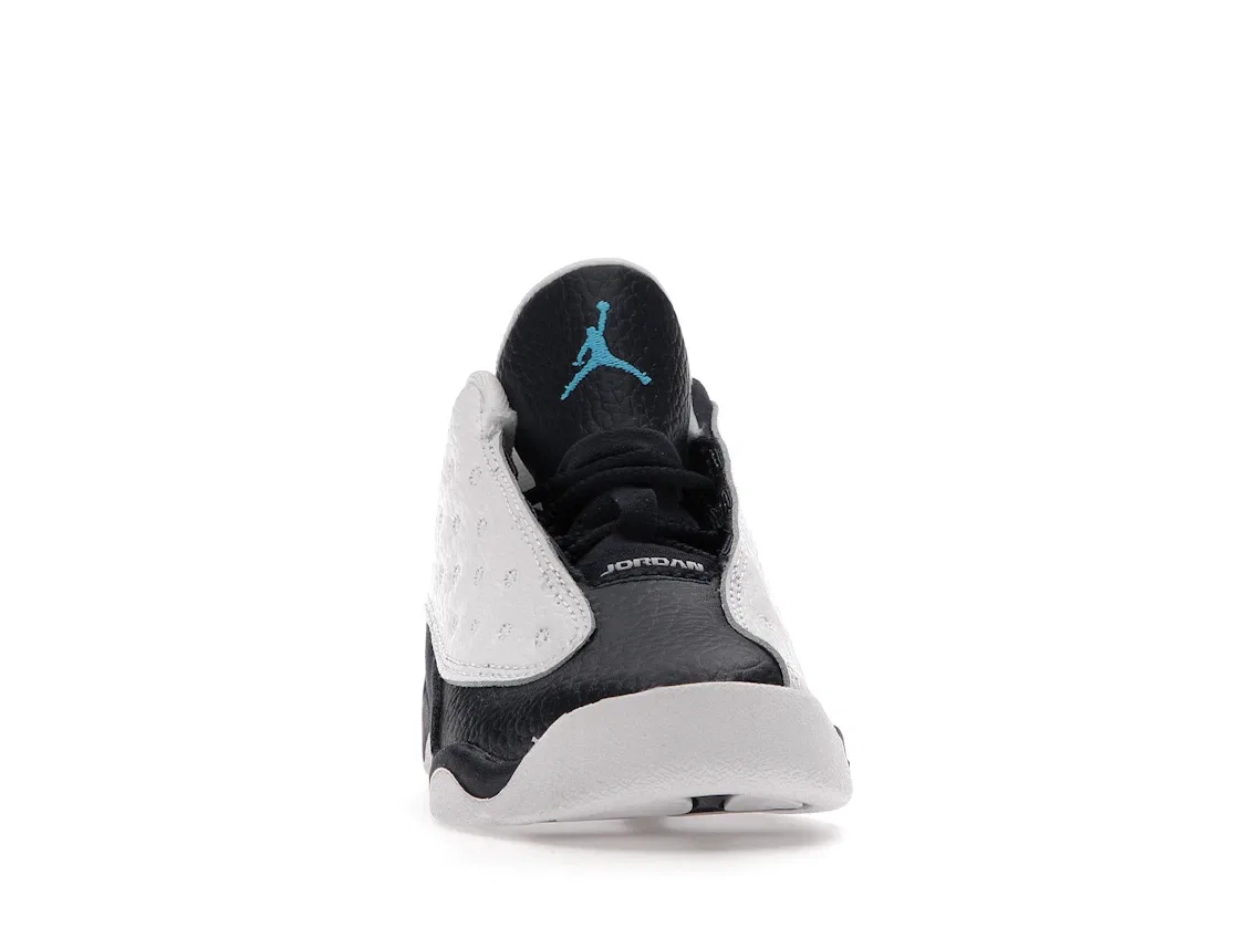 Детские кроссовки с принтом Jordan 13 Retro Jordan, White/Obsidian-Dark Powder Blue — фото 2