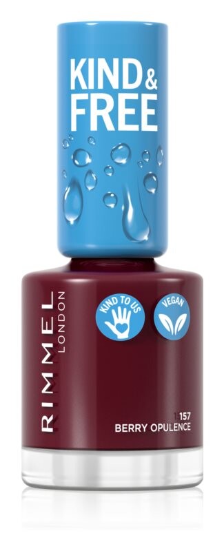 

Лак для ногтей Rimmel Kind & Free, оттенок 157 Berry Opulence 8 мл