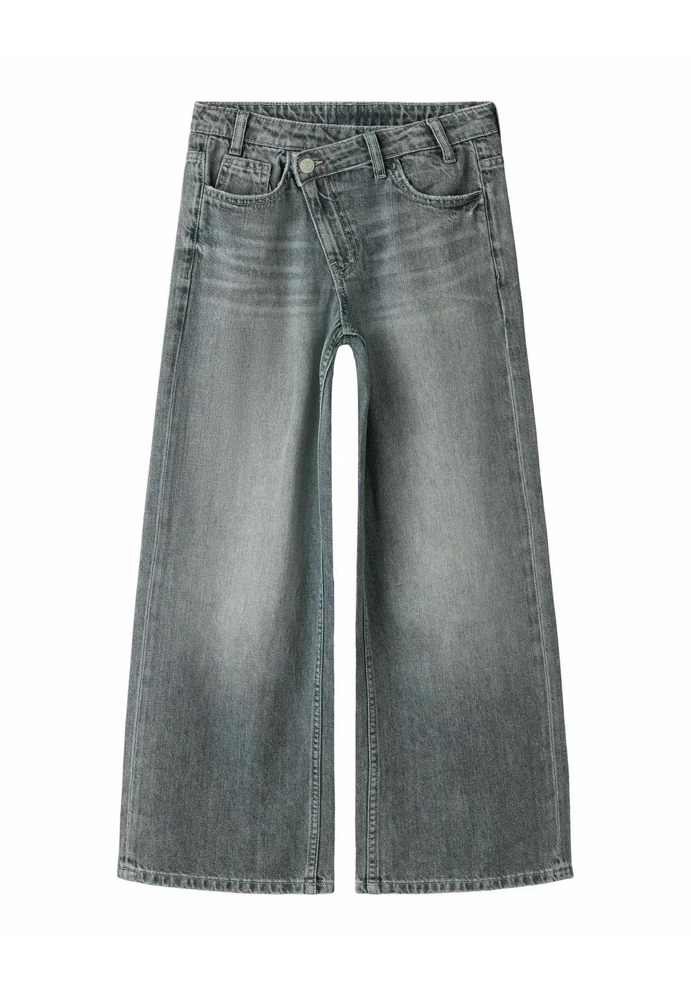 Джинсы широкого кроя - джинсы свободного кроя Name It, Medium Grey Denim — фото 3