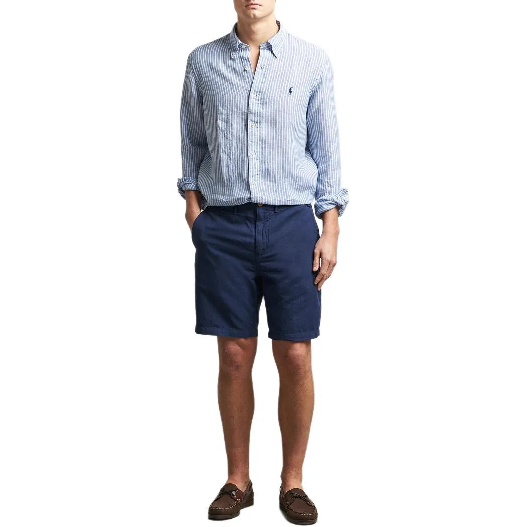 Мужские шорты повседневные классические Polo Ralph Lauren, Blue — фото 4