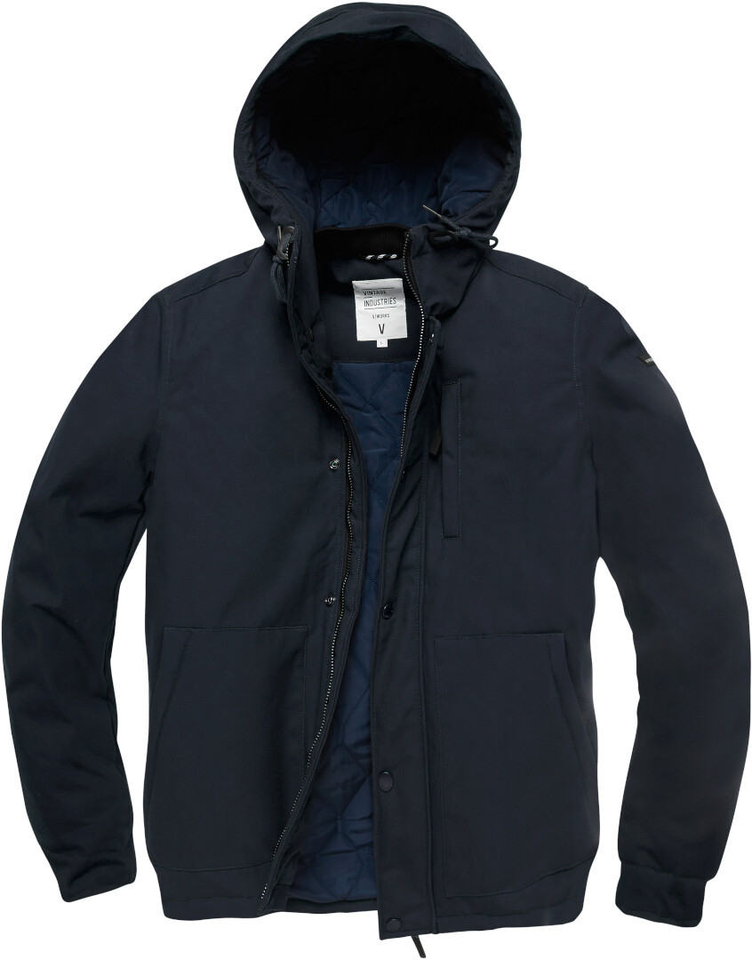 

Куртка Vintage Industries Kyler, синяя, Черный, Куртка Vintage Industries Kyler, синяя