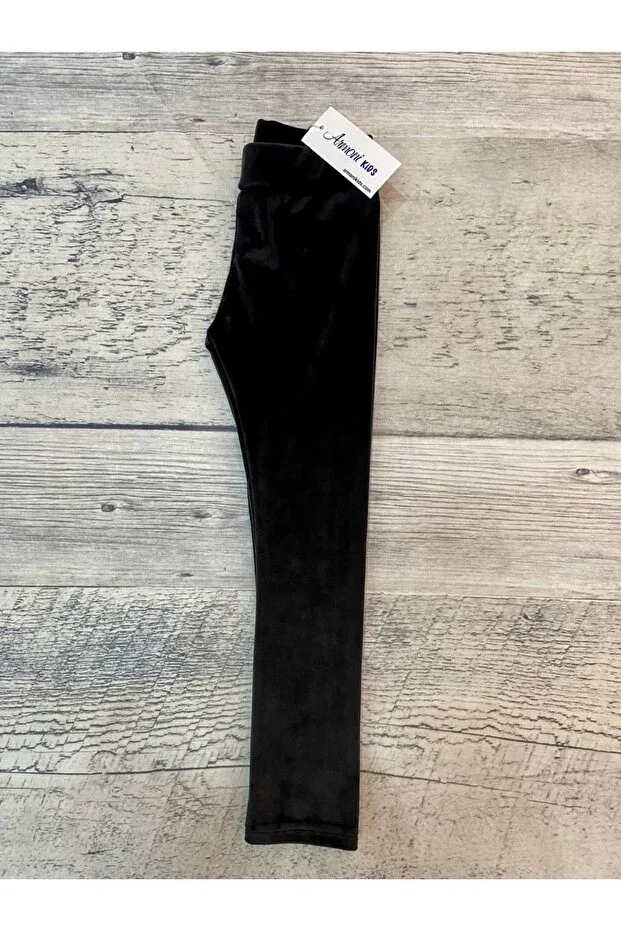 Детские леггинсы для девочек вельветовые Store, Black