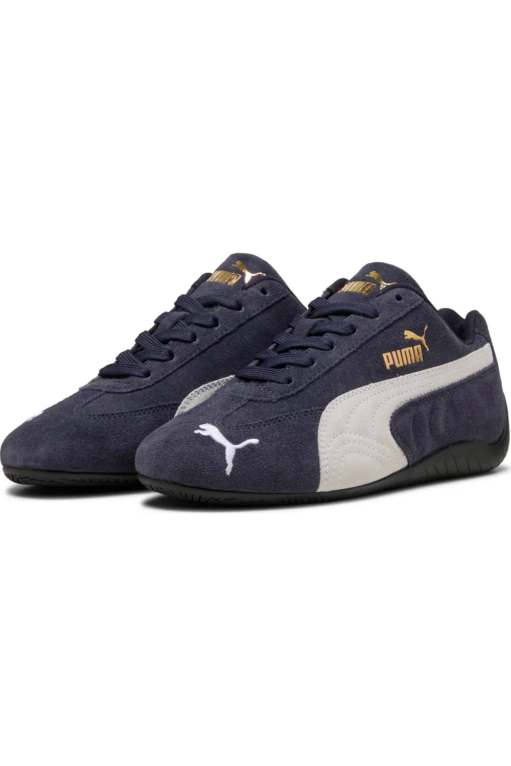 Детские кеды спортивные на шнуровке Speedcat PUMA, New Navy-Puma White