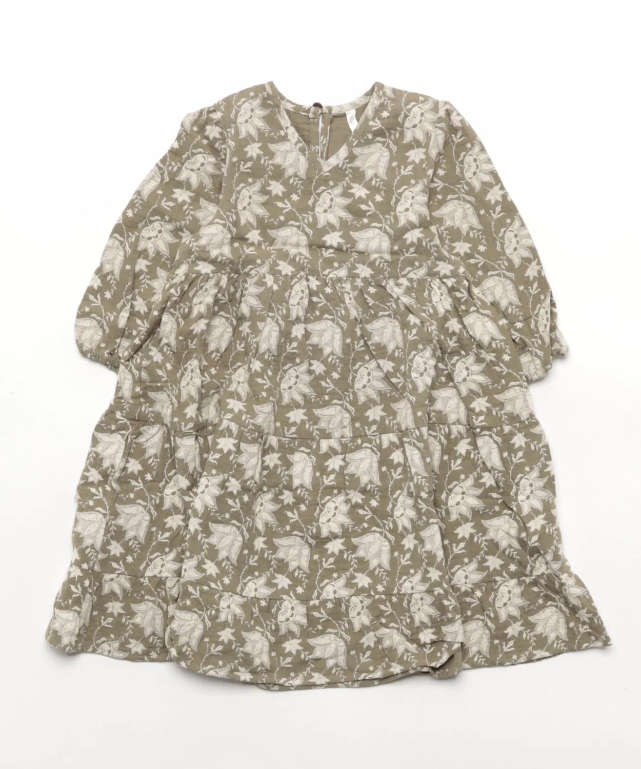 Детское платье с воланами на рукавах GILLIAN DRESS Rylee + Cru, Green Garden