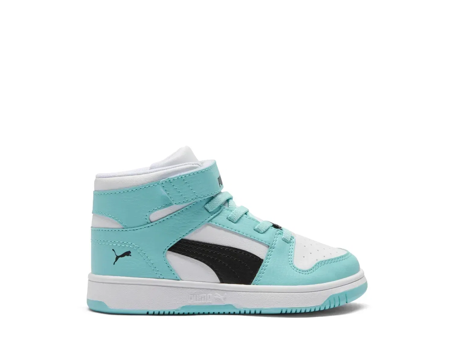 Кроссовки высокие Rebound Layup RCL CAT V, PUMA, бирюзовый/белый
