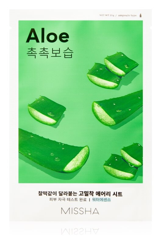

Льняная маска с увлажняющим и успокаивающим эффектом Missha Airy Fit Aloe