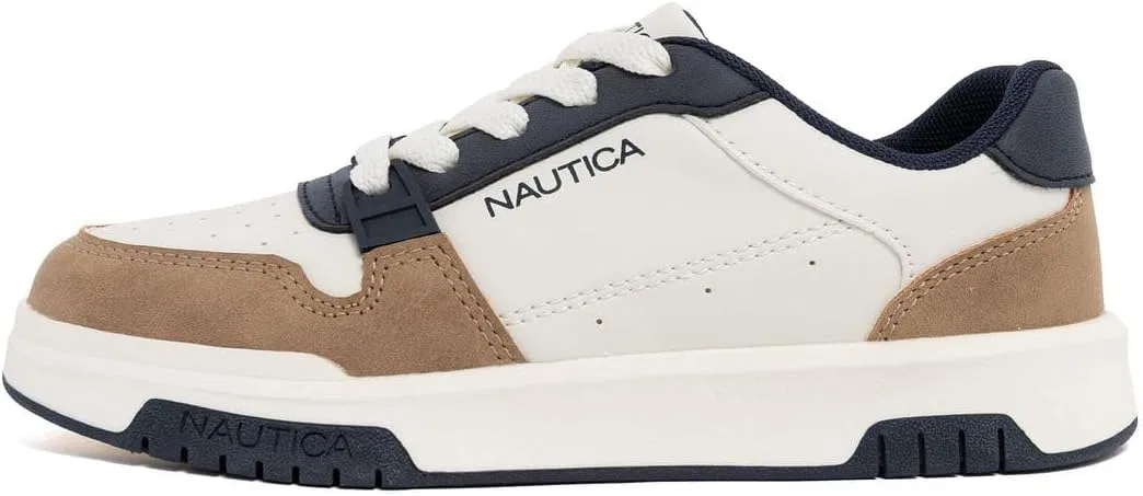 Детские кроссовки со шнуровкой Nautica, Bone Navy Tan-Gavie — фото 2