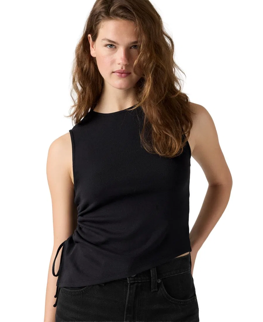 Топ с асимметричным низом и регулируемой завязкой Levi's, Anthracite Night — фото 4
