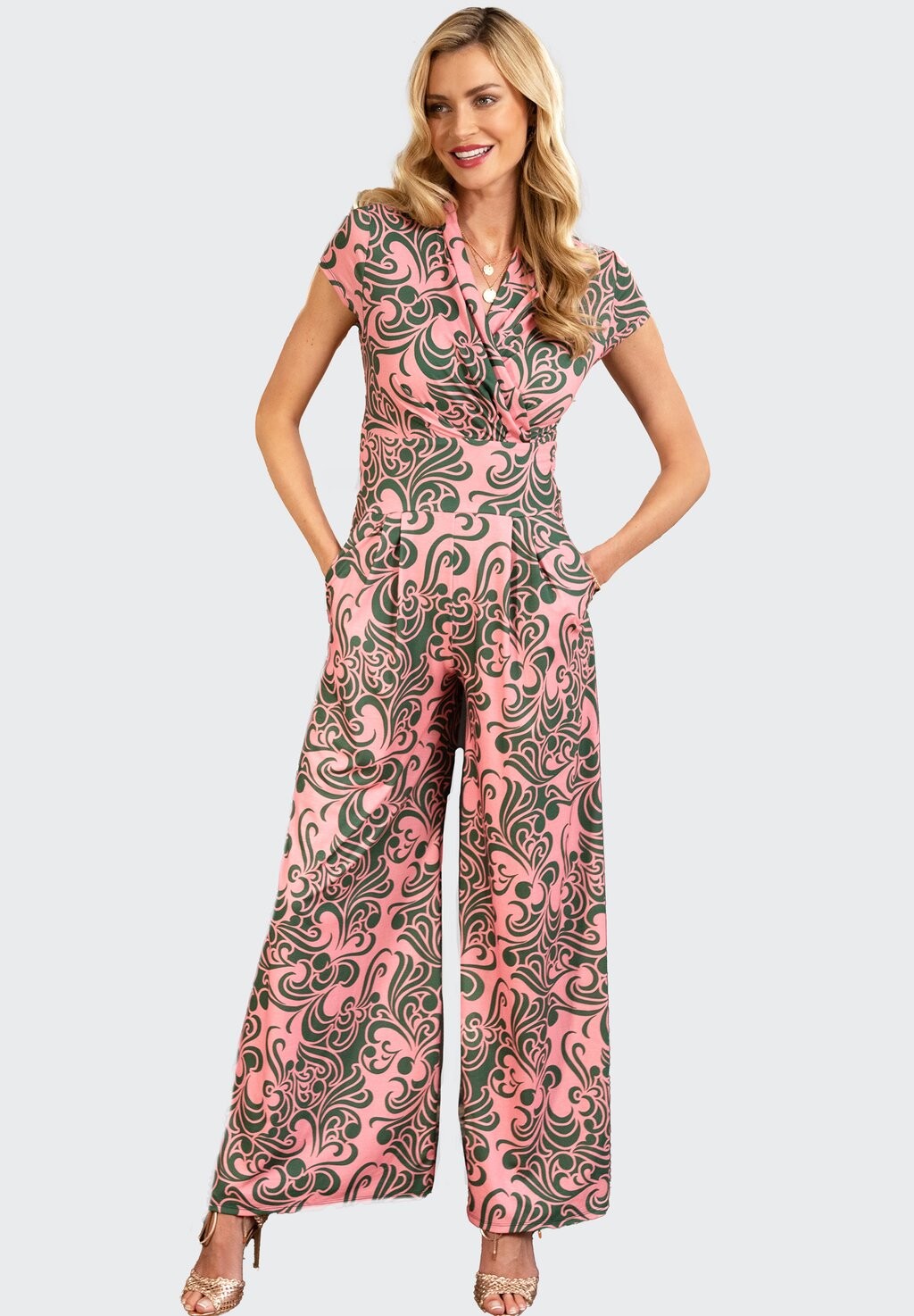 

Комбинезон WIDELEG HotSquash, цвет retro print green/pink