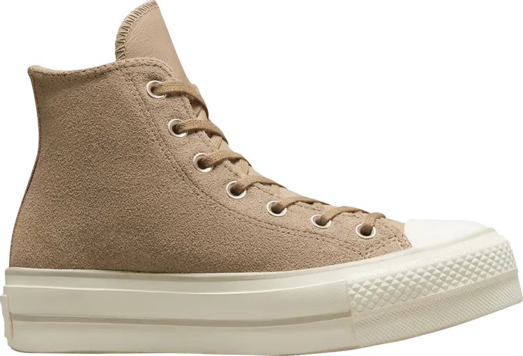 

Кроссовки Converse Wmns Chuck Taylor All Star Lift Platform High Nomad Khaki, коричневый