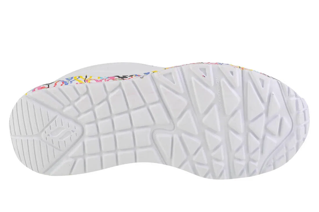 Детские кроссовки для девочек с воздушной пеной Uno Lite Skechers, Weiss Rosa — фото 4