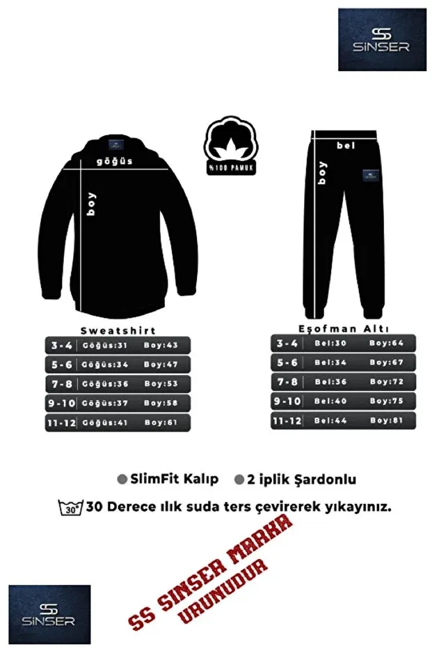 Детский комплект для девочек с принтом Bear Love Ss Sinser, Blue/Gray — фото 3