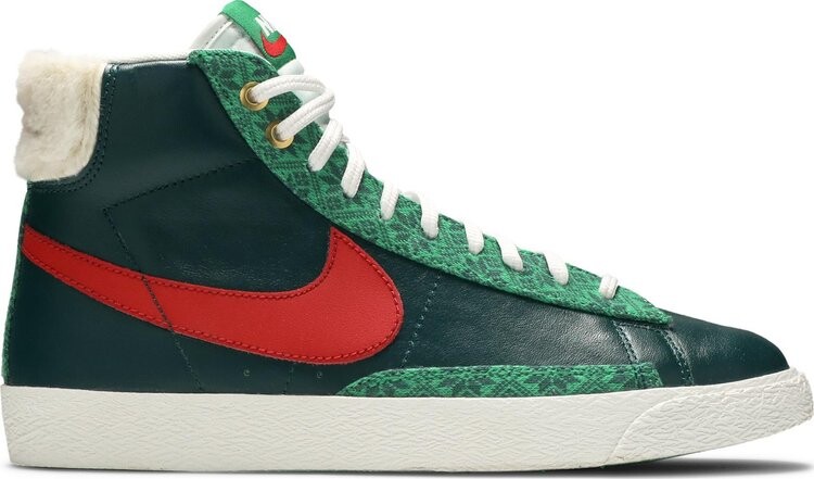 

Кроссовки Nike Blazer Mid '77 Vintage GS 'Christmas Sweater', зеленый