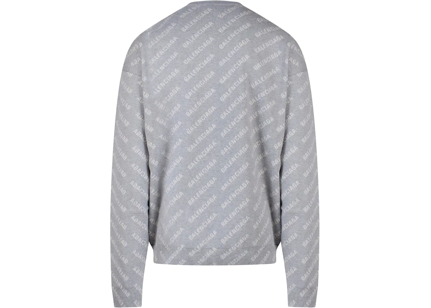 Мужской свитер с принтом Sweater Balenciaga, Grey — фото 2