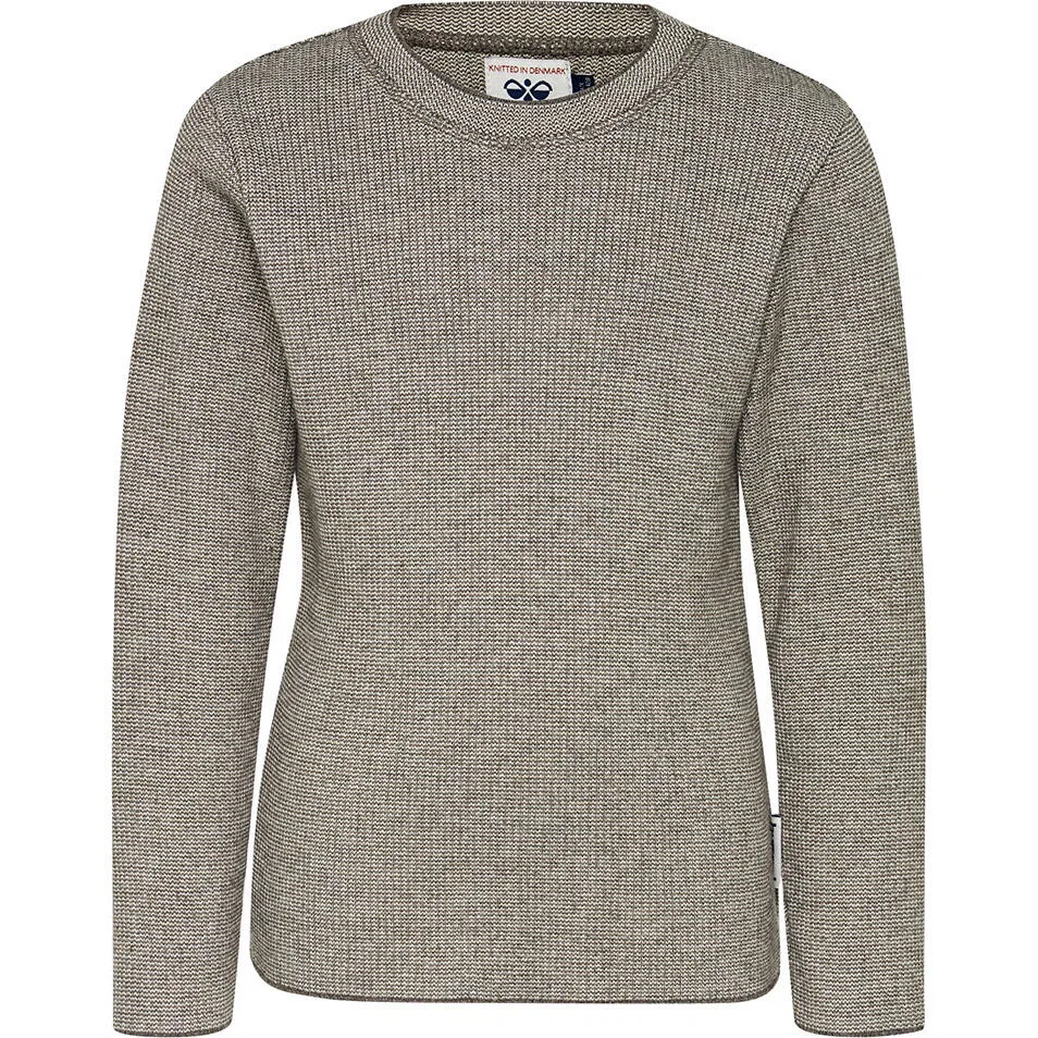 Детское худи с принтом Hmlkarma Knit Hummel, Grau — фото 3