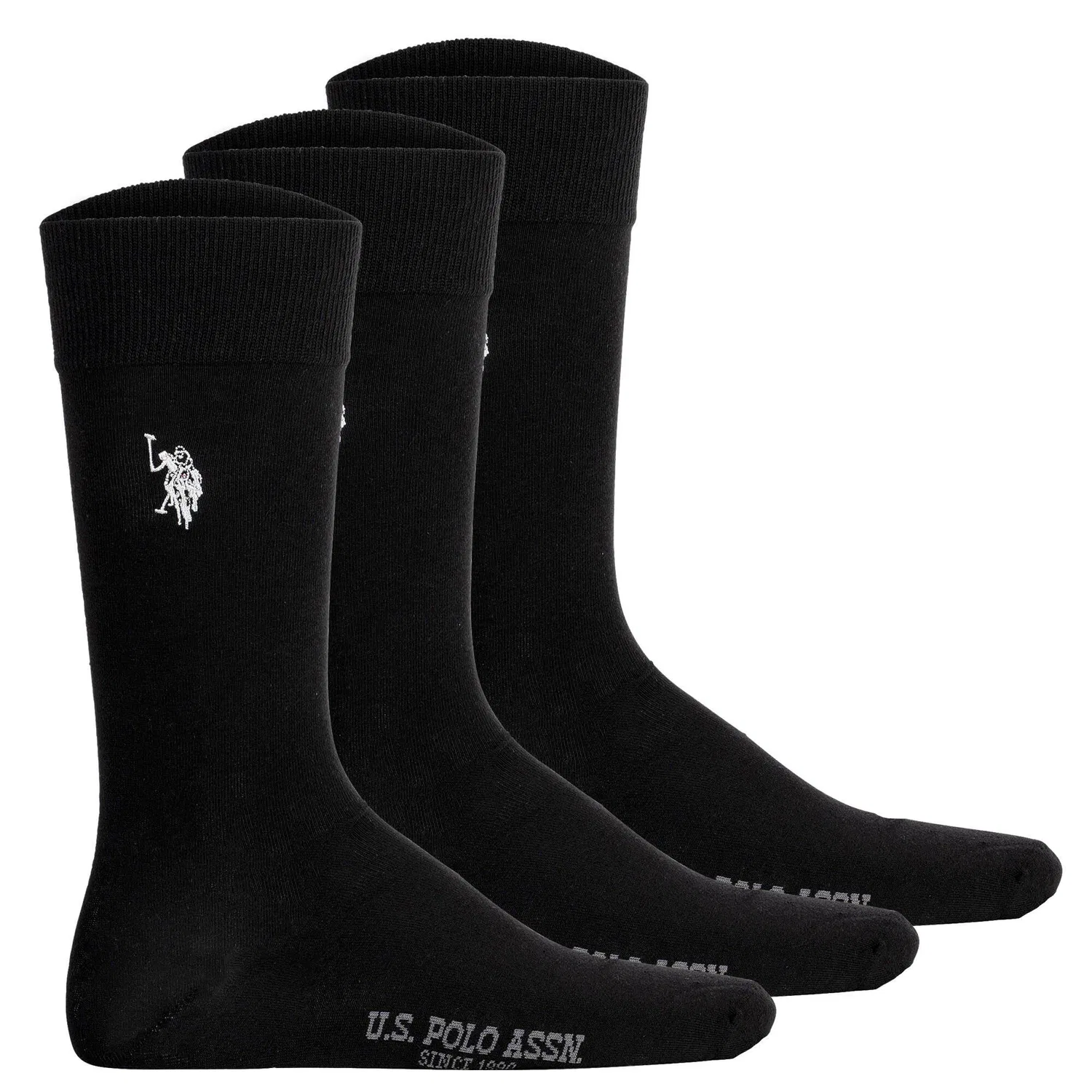 Мужские носки с длинным голенищем U.S. Polo Assn., Черный