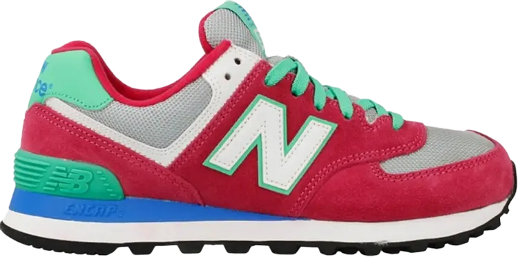 

Кроссовки New Balance Wmns 574 'Red Green', красный