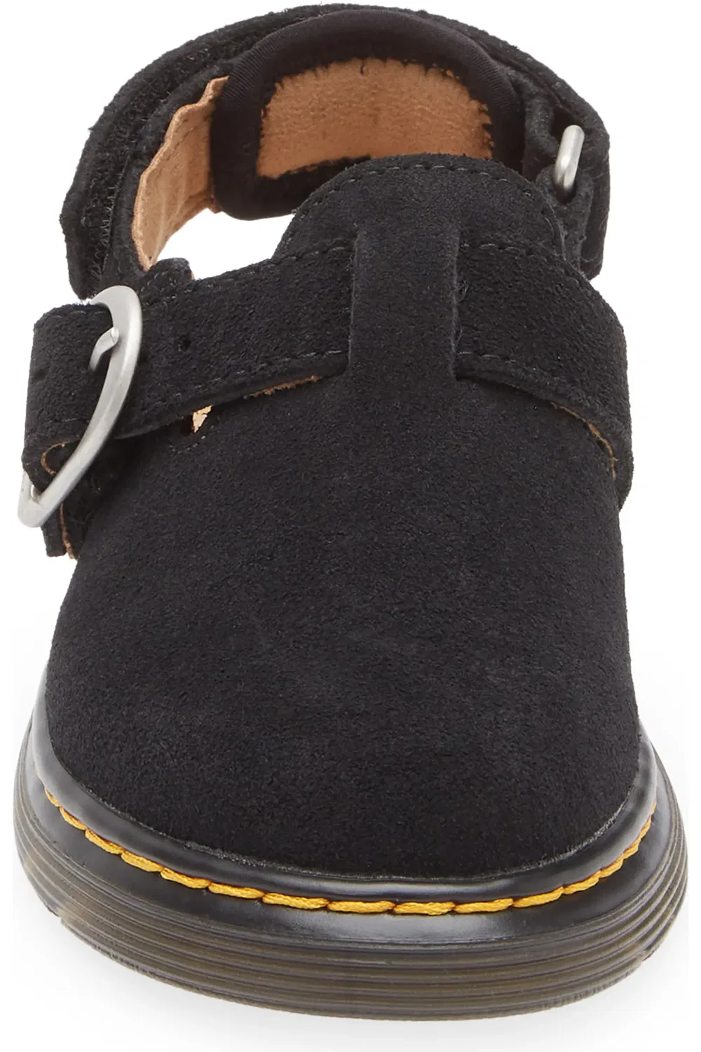 Детские мюли Dr. Martens Jorgie Slingback, регулируемый ремешок, черный — фото 4