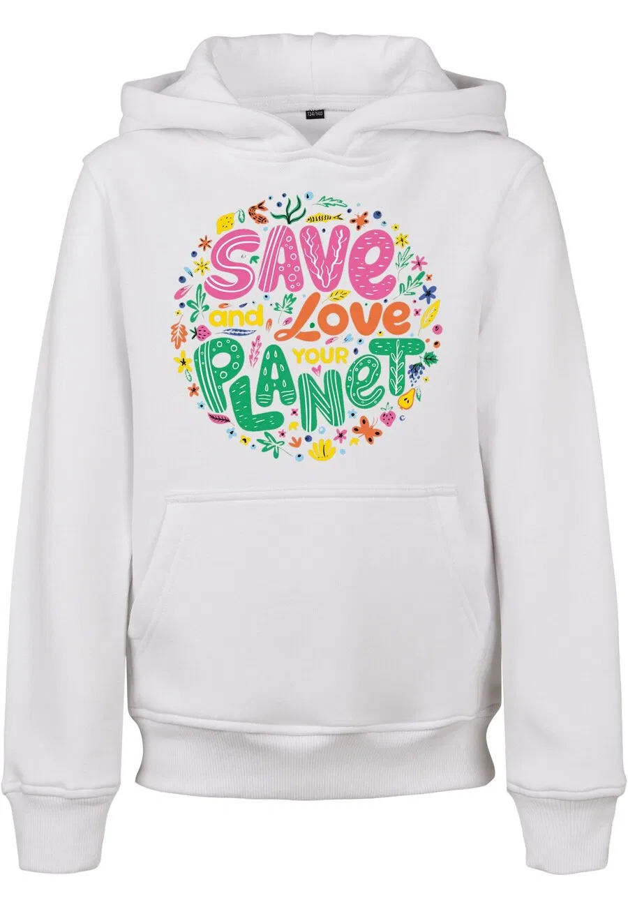 Свитшот Mister Tee «Save And Love» белого цвета