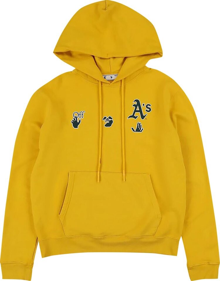 

Худи Off-White MLB Oakland Athletics Hoodie 'Yellow/Blue', желтый