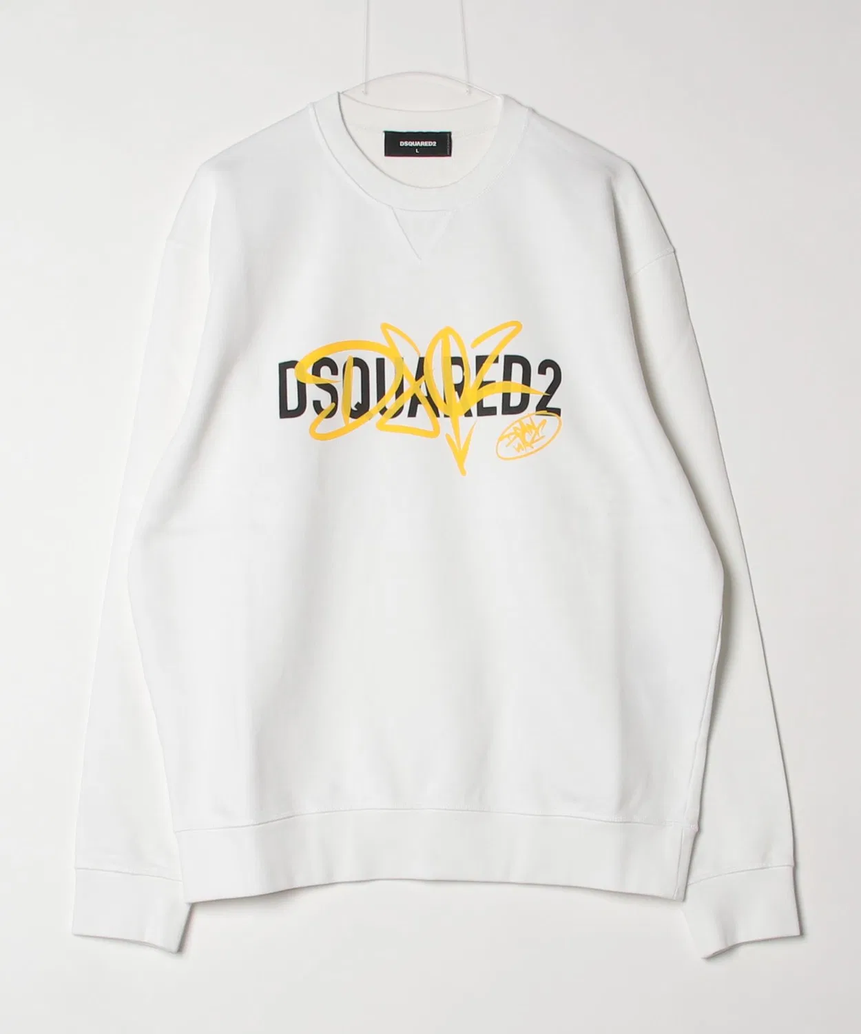 Мужской свитшот с принтом Cool Fit DSQUARED2, Белый