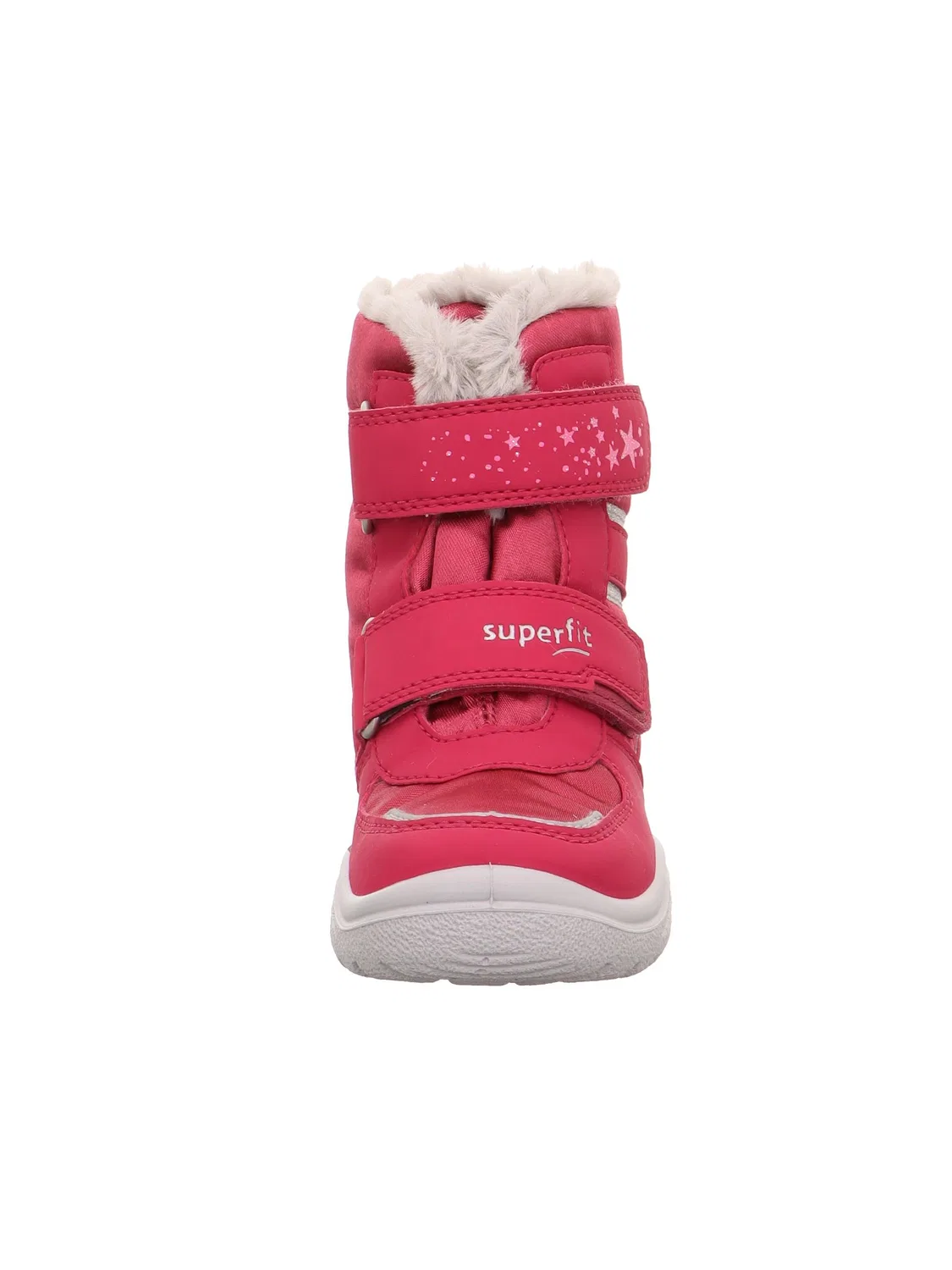 Детские снежные ботинки для девочек Crystal Superfit, Pink Grey 5500 — фото 2