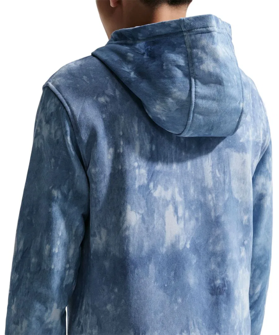 Худи с капюшоном и длинным рукавом из французского футера Nike Sportswear Club, Hydrogen/Work Blue — фото 4