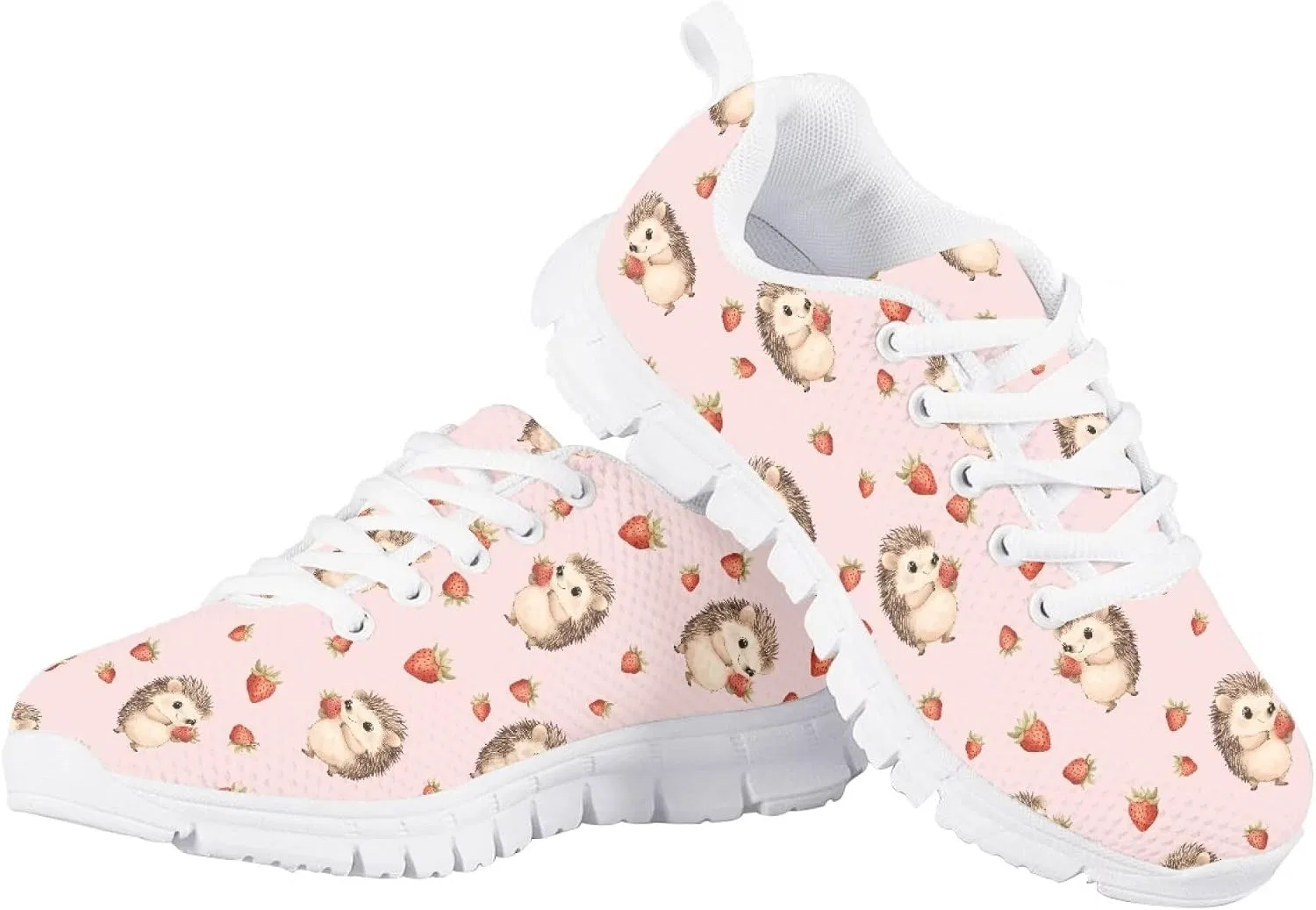 Детские кроссовки для девочек с принтом Fowototi, Strawberry Hedgehog