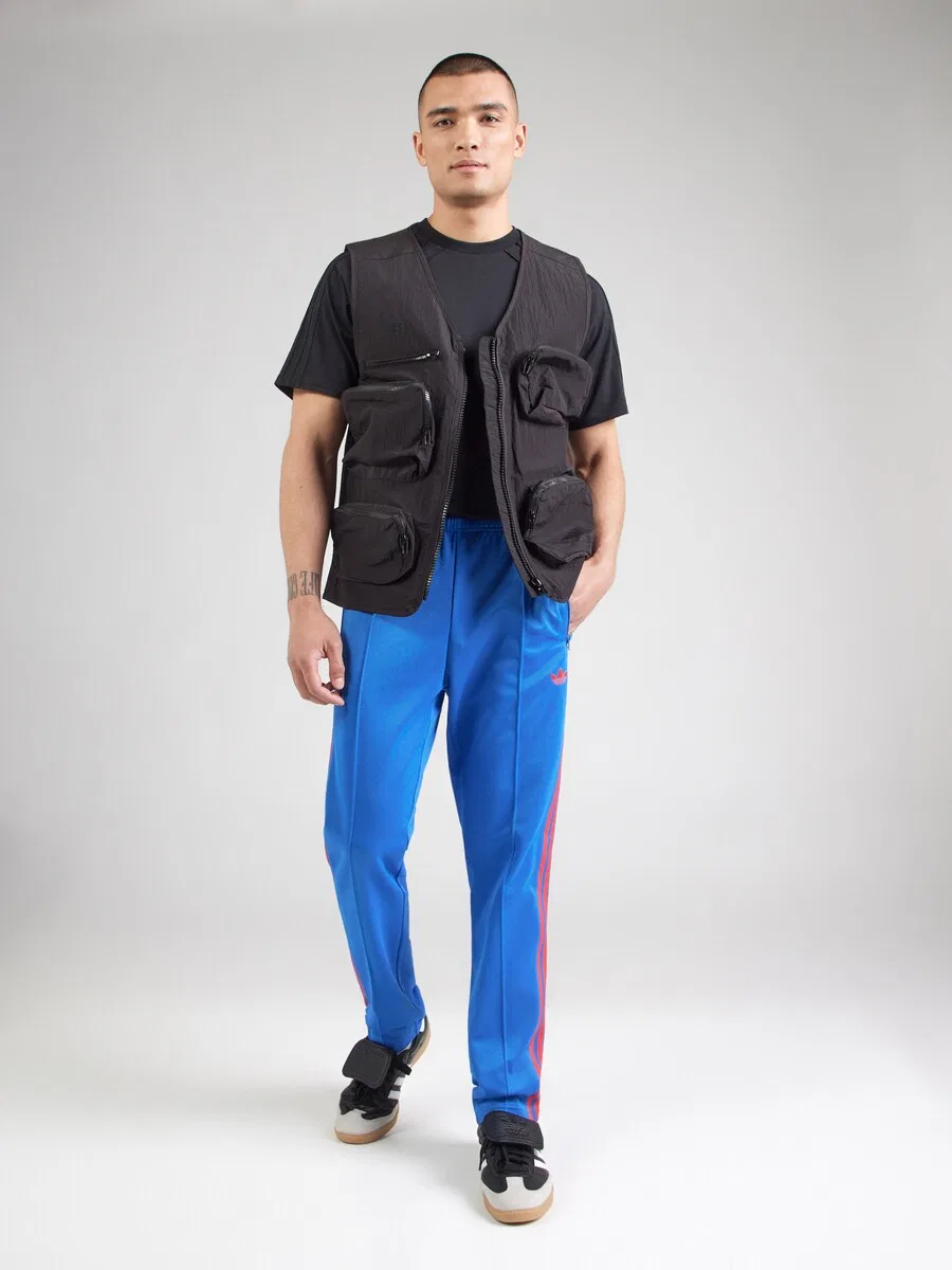 Брюки ADIDAS ORIGINALS Slim fit 'Classic' небесно-голубого цвета — фото 4