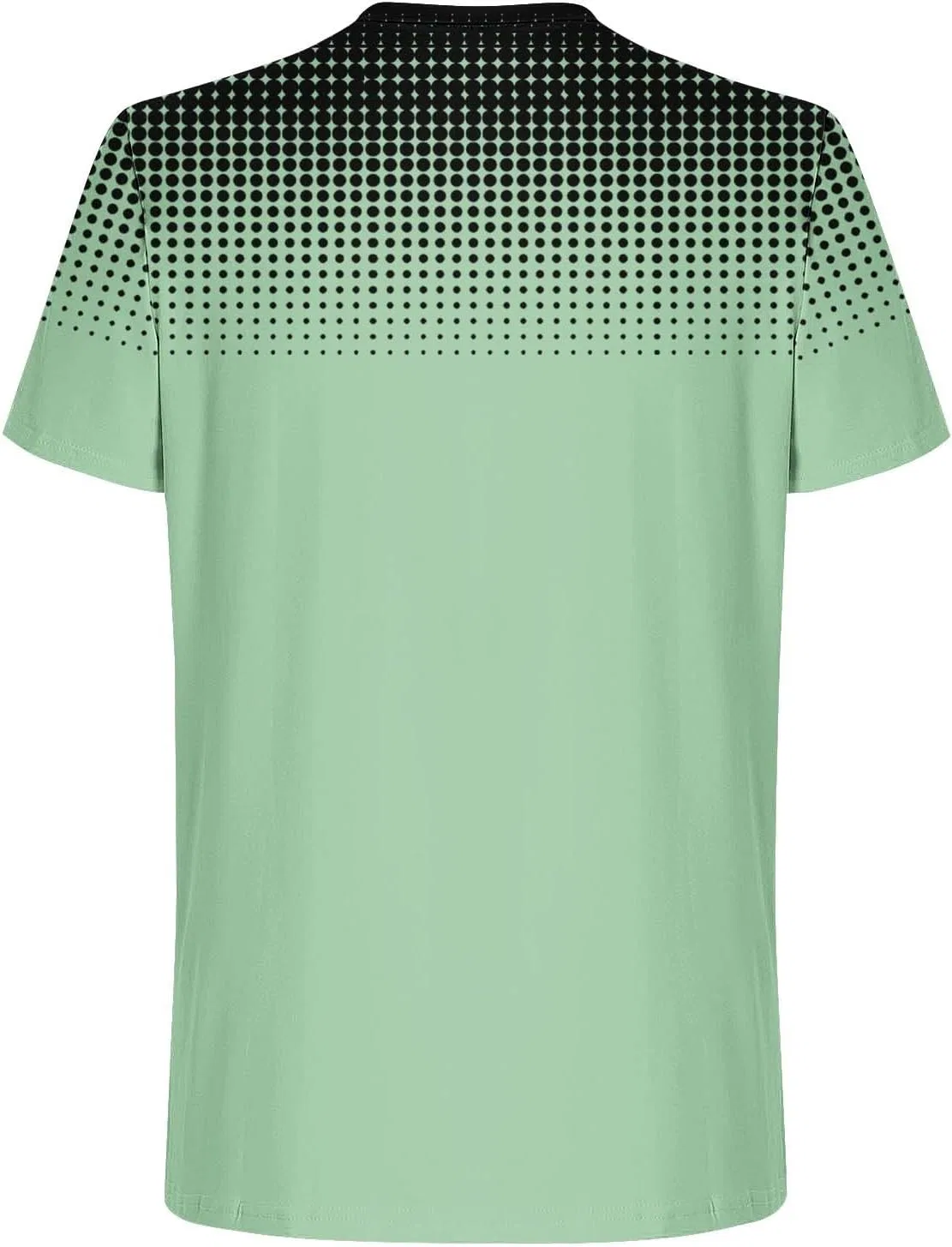 Мужская футболка с градиентом Summer Stylish Casual, Green — фото 3
