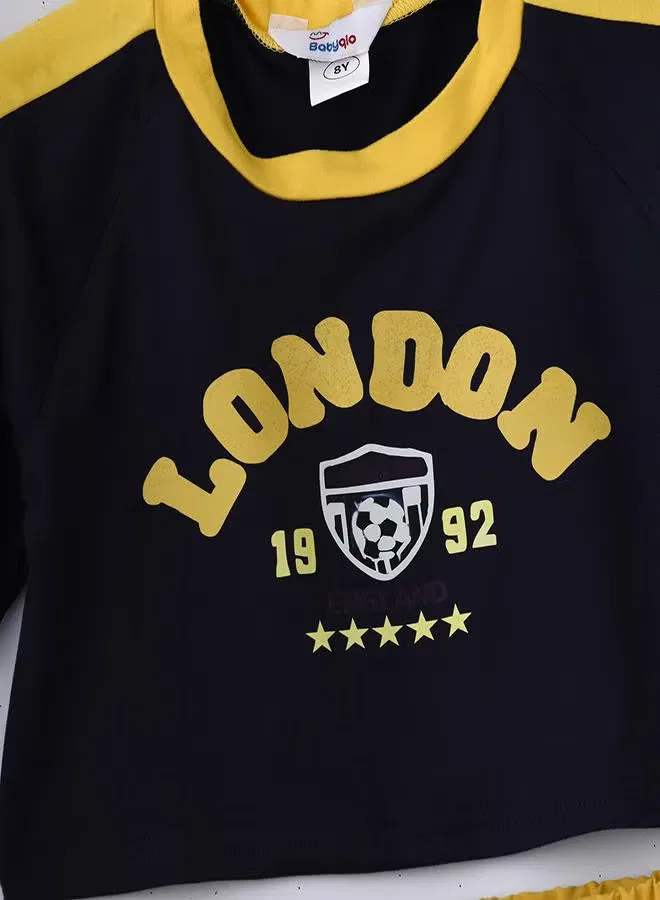 Комплект футболка и шорты с принтом London Babyqlo — фото 3