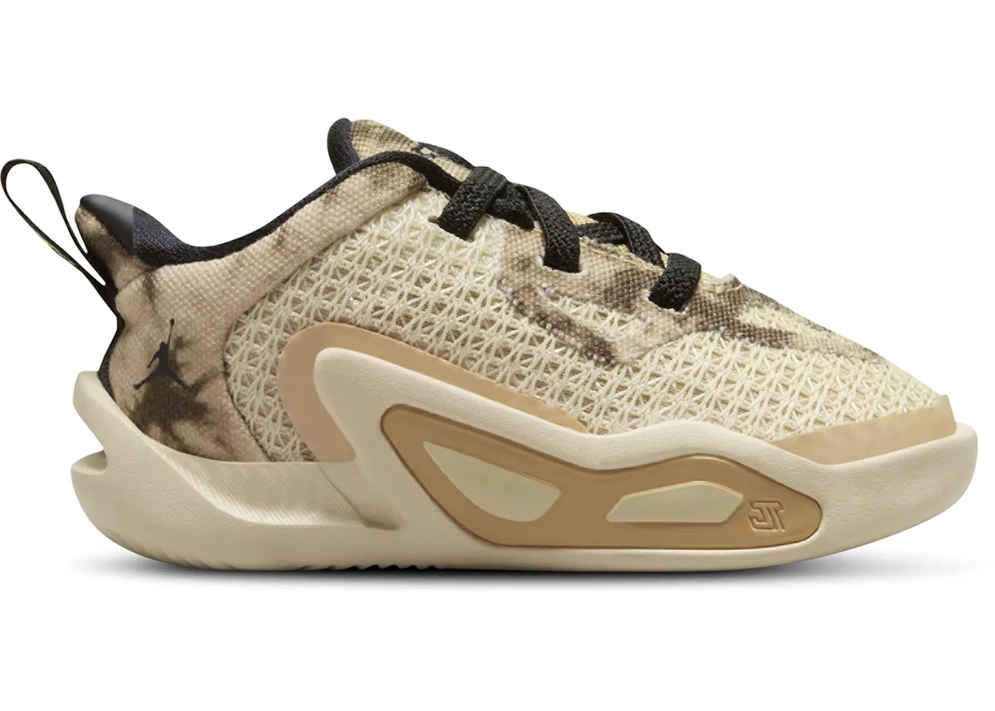 Детские кроссовки для мальчиков с высокими характеристиками Jordan Tatum 1 Jordan, Tan/Black/Sail/Volt