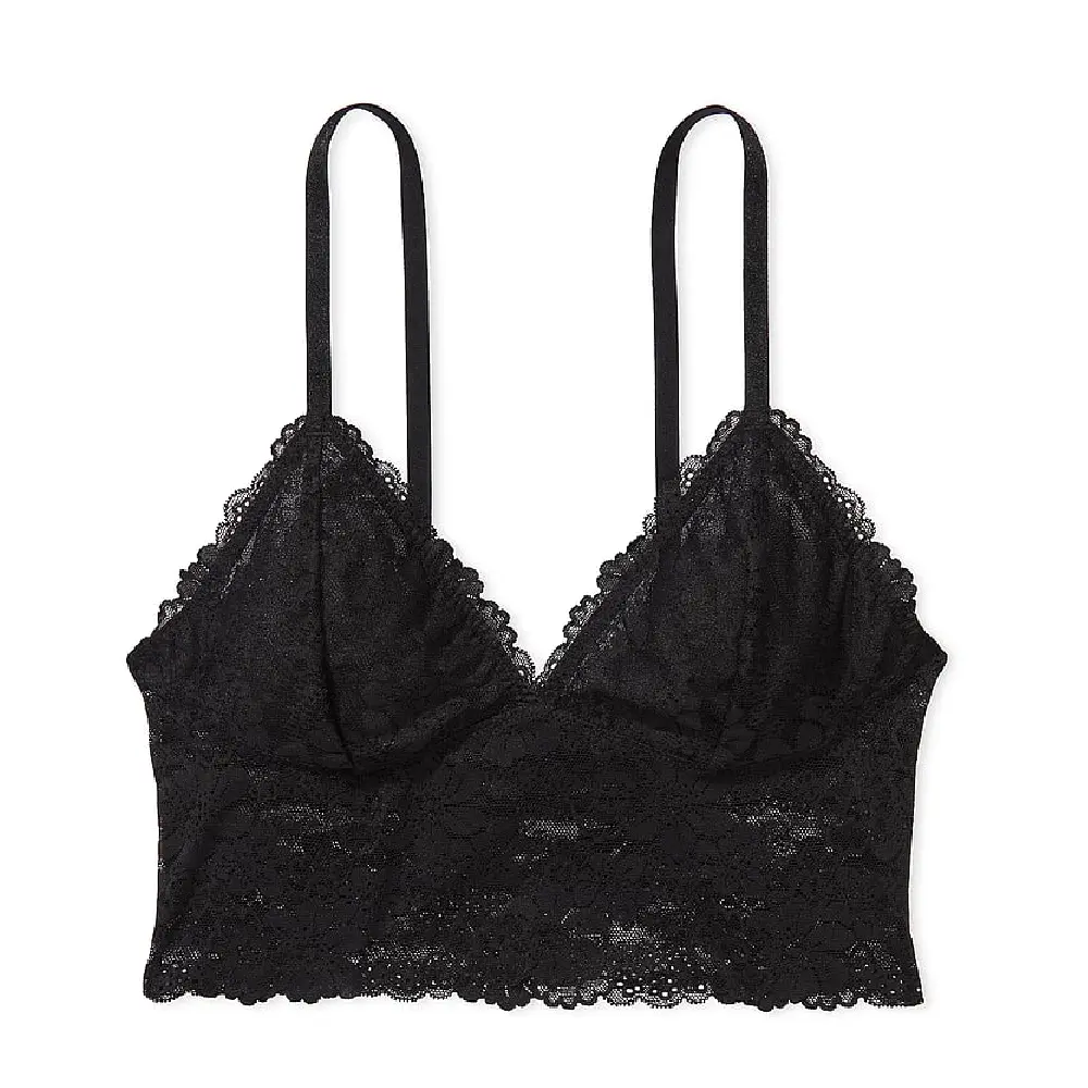 

Бюстгальтер Victoria's Secret Pink Wink Longline, черный