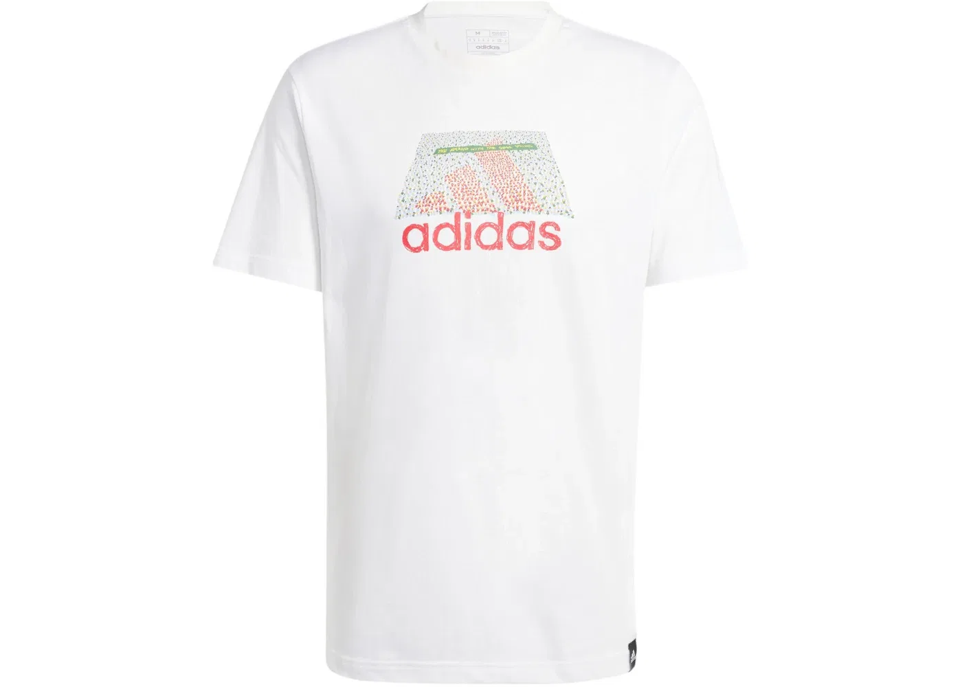 Мужская футболка с принтом Badge Of Graphic Adidas, White