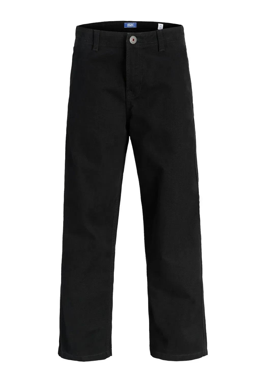 Брюки для подростков - джинсы прямого кроя Jack & Jones Junior, Black