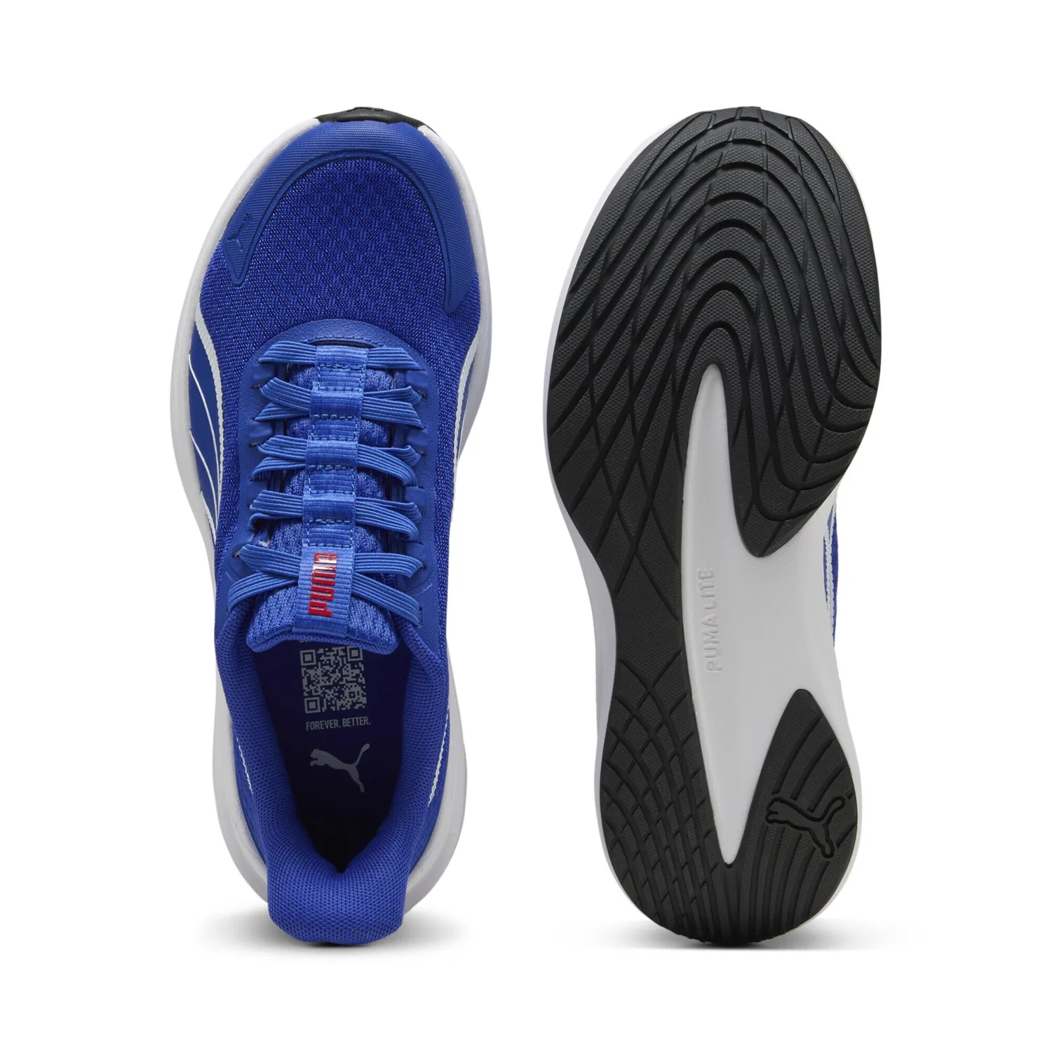 Детские кроссовки с технологией SLIPTECH PUMA, Royal Sapphire For All Time Red White Blue — фото 4