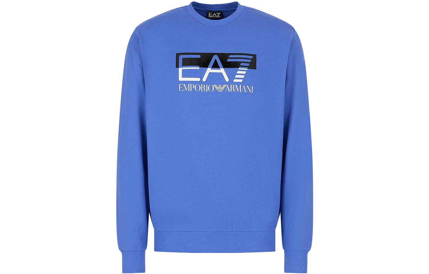 Мужской свитшот с круглым вырезом EMPORIO ARMANI, Bright Blue