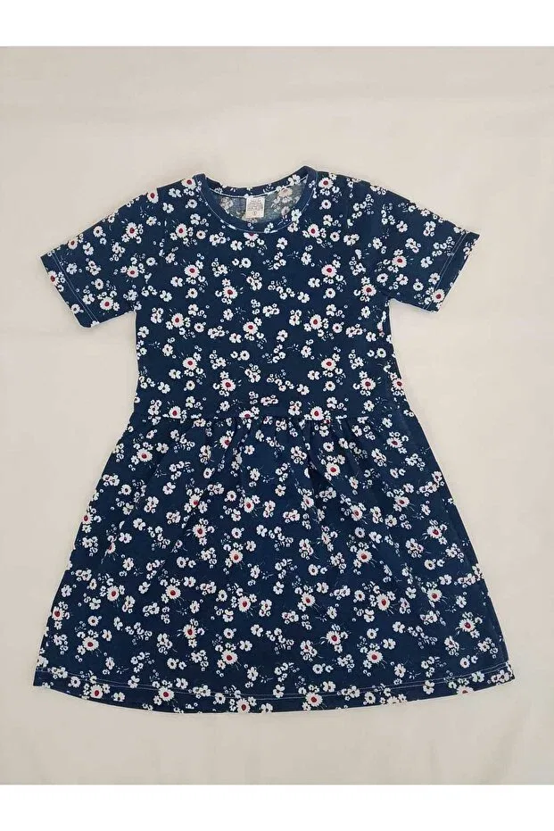 Детское платье для девочек с принтом Reynur, Navy Blue
