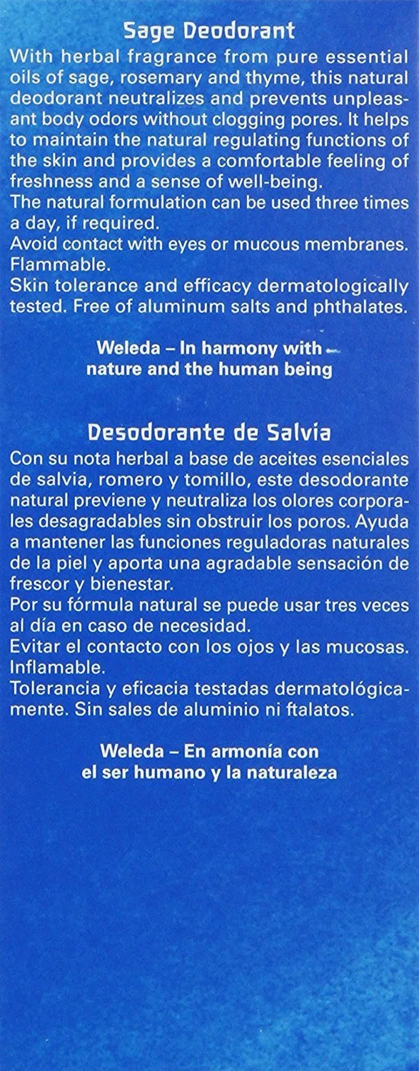 Дезодорант Weleda Sage, 100 мл, Набор из 10 шт — фото 4